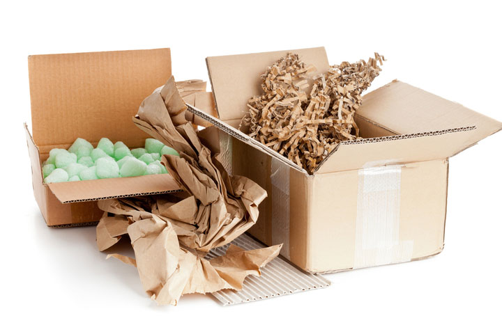 Assorted packing materials