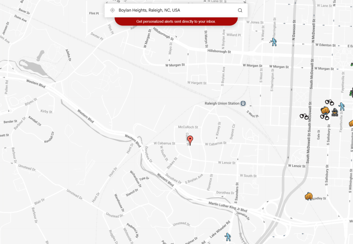 Boylan Heights, Raleigh, NC neighborhood crime map