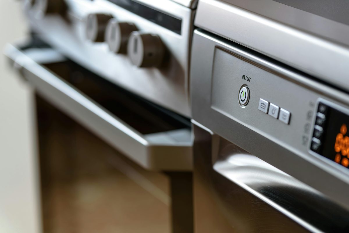 Dishwasher and oven