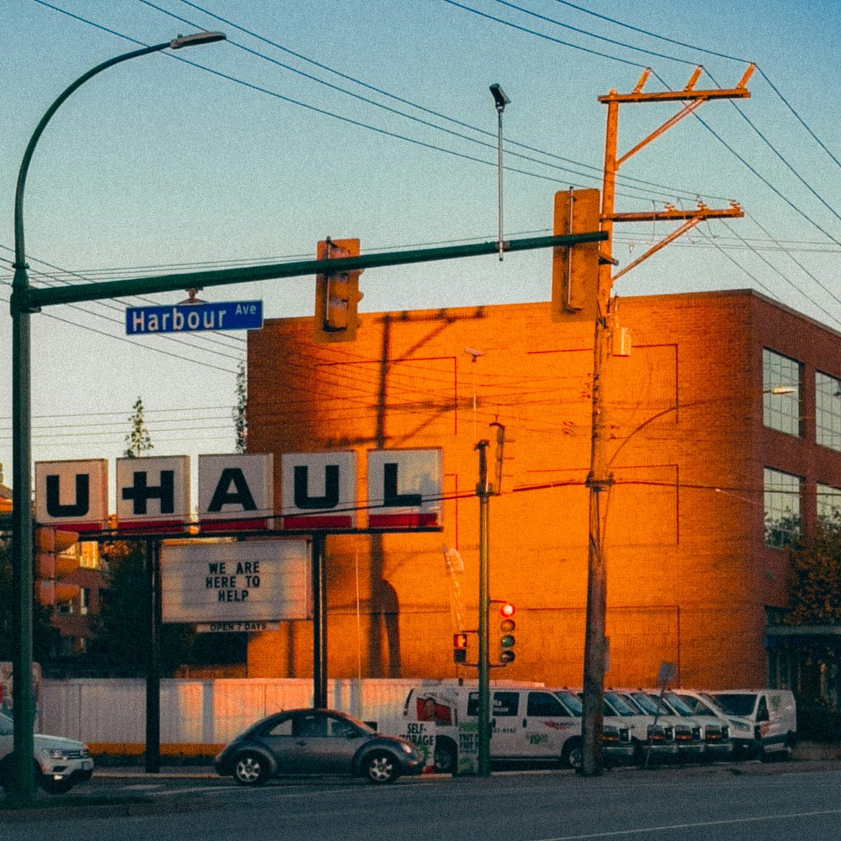 Street view of a U-Haul center