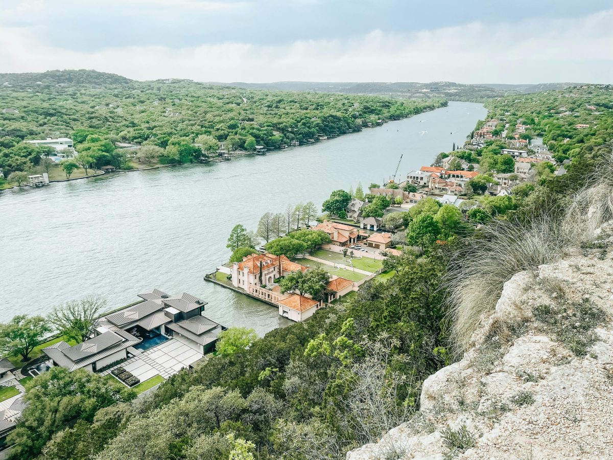 View of river from Mount Bonnell
