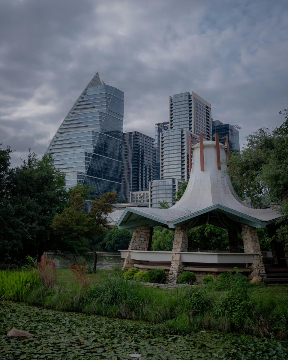 Gazebo in a park in Austin, Texas
