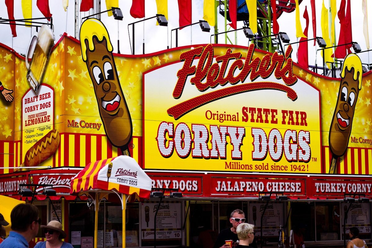 A corndog stand in Texas