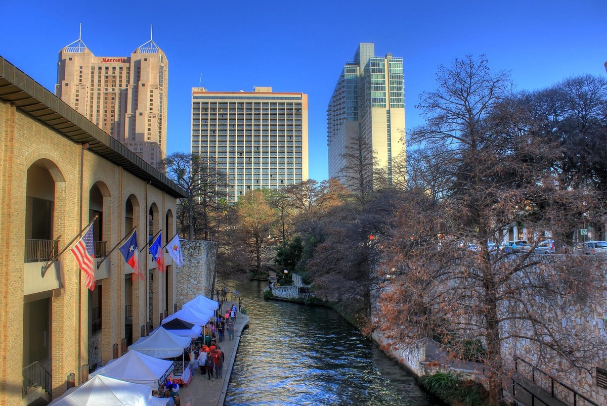 San Antonio's River and city
