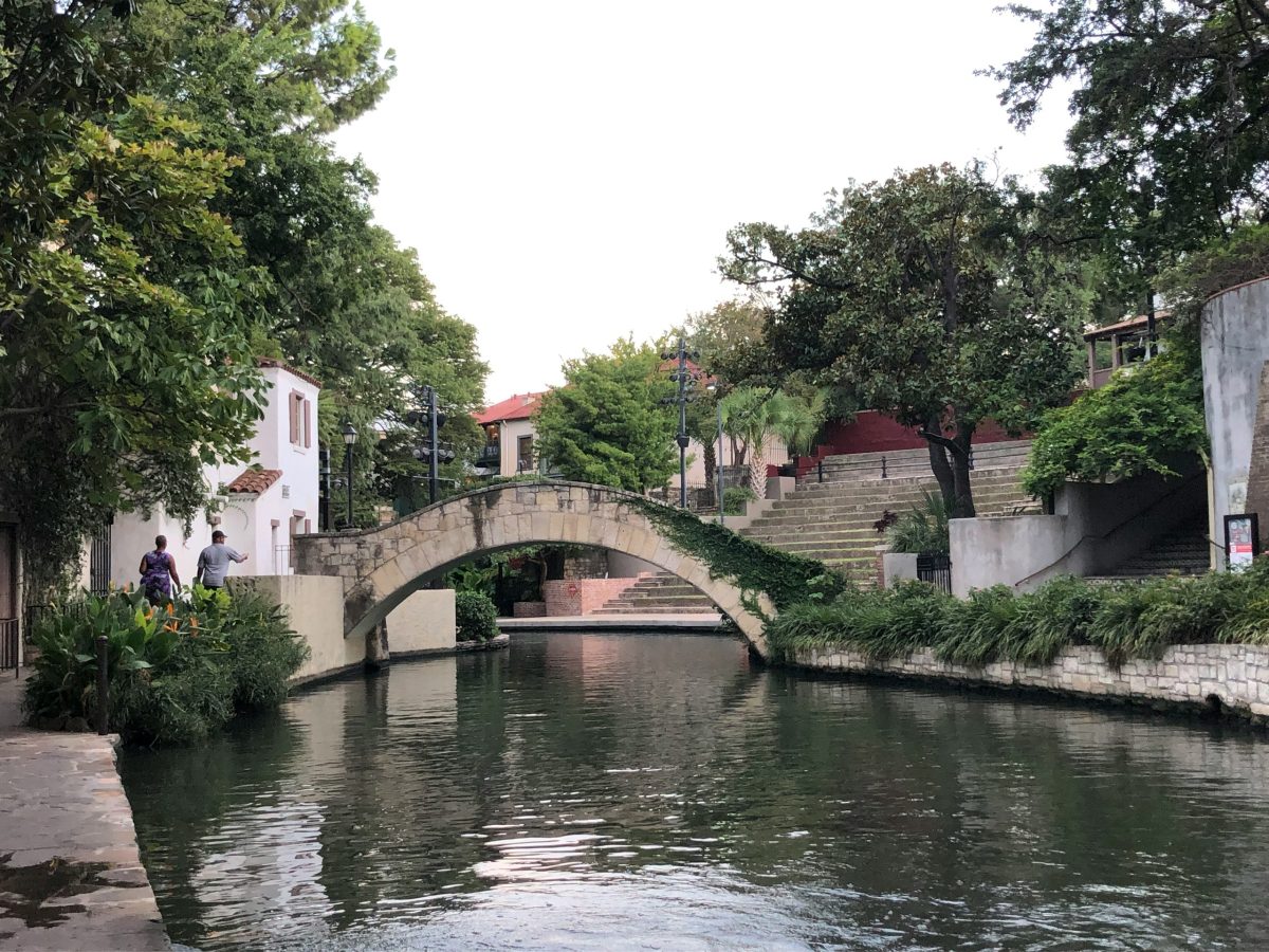 Bridge over the San Antonio Riverwalk
