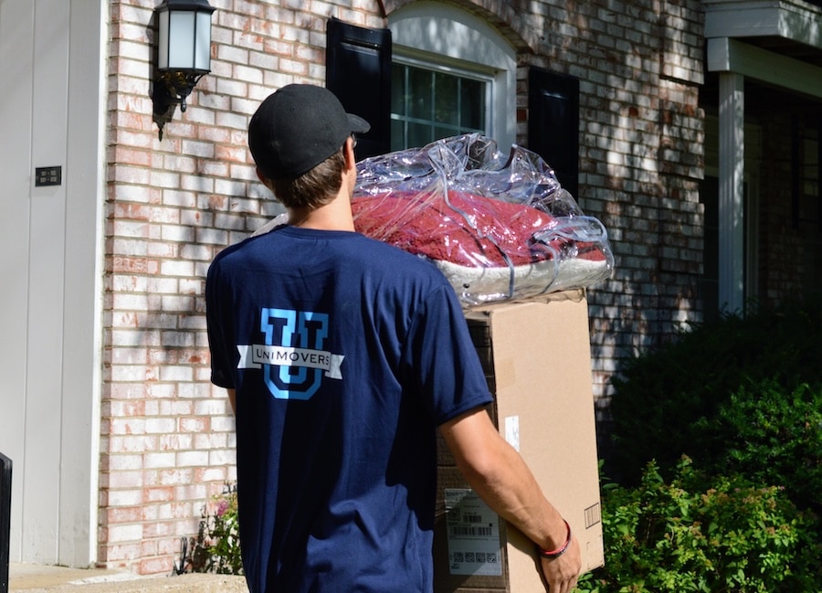 UniMovers Spartanburg crew loading a moving truck